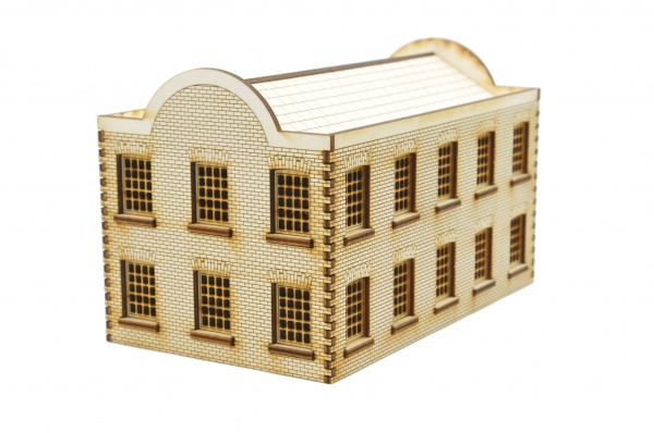 WH004 Warehouse Building Window Frontage OO Gauge Laser Cut Kit